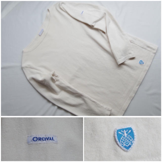 ORCIVAL(オーシバル)のOrcival オーシバル バスクシャツ エクリュ 生成り レディース 無地 レディースのトップス(カットソー(長袖/七分))の商品写真