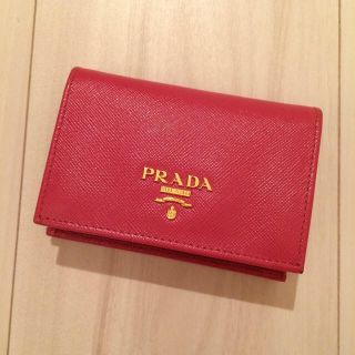 プラダ(PRADA)のプラダのカードケース（箱等なし）(名刺入れ/定期入れ)