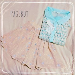 ページボーイ(PAGEBOY)のpageboy ❁ お花柄set(セット/コーデ)