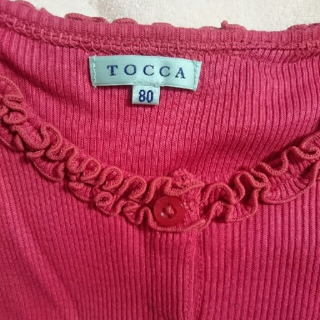 TOCCA(トッカ)の【USED】80 ♡TOCCA トッカ♡ プレスドフラワーワンピース キッズ/ベビー/マタニティのベビー服(~85cm)(ワンピース)の商品写真