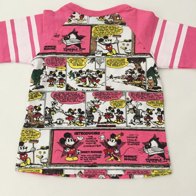 BABYDOLL(ベビードール)の新品 Disney アメコミ ロングTシャツ 100㎝ キッズ/ベビー/マタニティのキッズ服女の子用(90cm~)(Tシャツ/カットソー)の商品写真