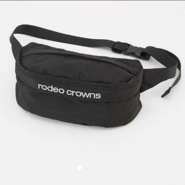 RODEO CROWNS(ロデオクラウンズ)の新品ブラック カラーウエストポーチ レディースのバッグ(ボディバッグ/ウエストポーチ)の商品写真