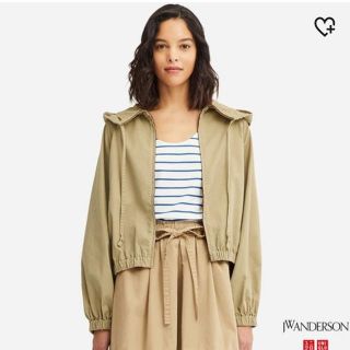 ユニクロ(UNIQLO)のドルマンスリーブパーカー ユニクロ ×  JW ANDERSON コラボ商品(ノーカラージャケット)