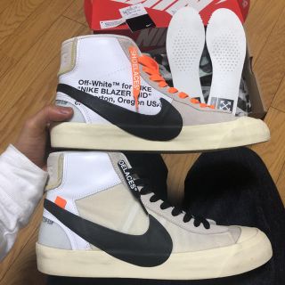 ナイキ(NIKE)のoff-white ナイキ nike  ブレザー ヴェイパー(スニーカー)