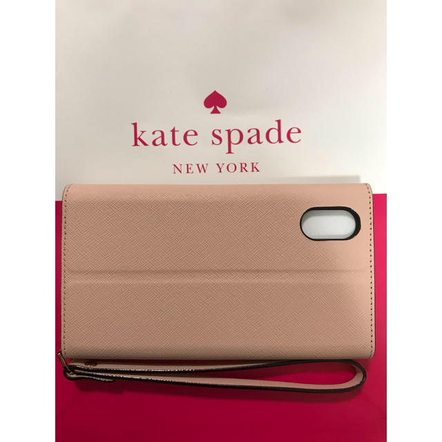 kate spade new york(ケイトスペードニューヨーク)の【新品】ケイトスペード iPhone x xs対応ケース 手帳型 スマホ/家電/カメラのスマホアクセサリー(iPhoneケース)の商品写真