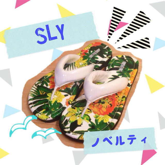 SLY(スライ)のSLY ビーチサンダル ノベルティ レディースの靴/シューズ(サンダル)の商品写真