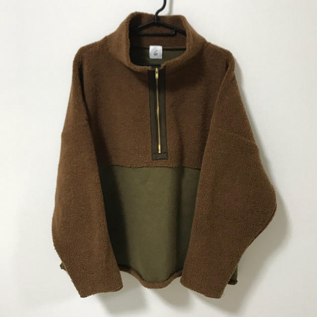 BEAUTY&YOUTH UNITED ARROWS - 6【ROKU】ハーフジッププルオーバーの BEAUTY&YOUTH UNITED ARROWS - 6【ROKU】ハーフジッププルオーバーの