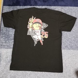 ヒロシマトウヨウカープ(広島東洋カープ)の新井貴浩 引退記念グッズ Tシャツ黒 Lサイズ(記念品/関連グッズ)