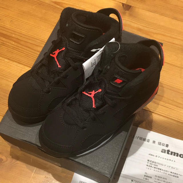 18㎝(12C) JORDAN6RETRO(PS)インフラレッド