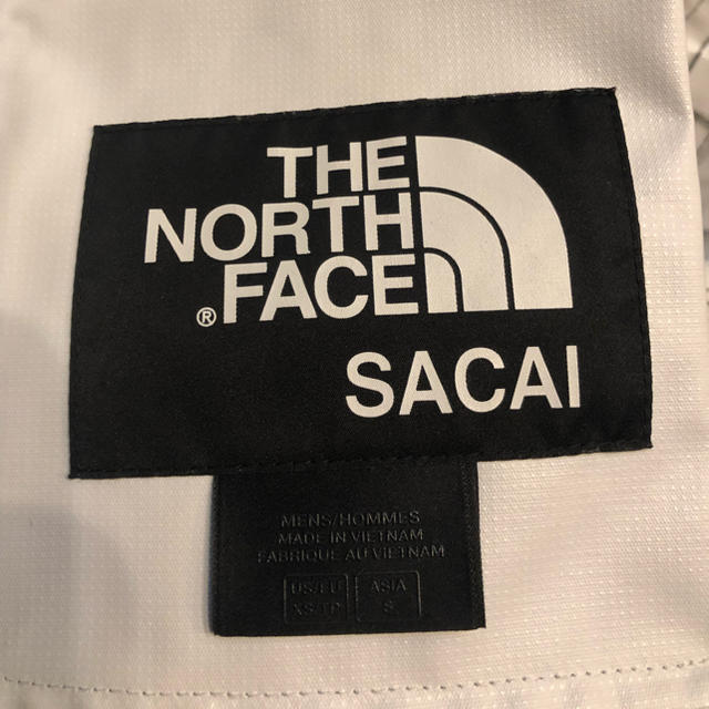 sacai(サカイ)の sacai north face パンツ ブラックS メンズのパンツ(ワークパンツ/カーゴパンツ)の商品写真