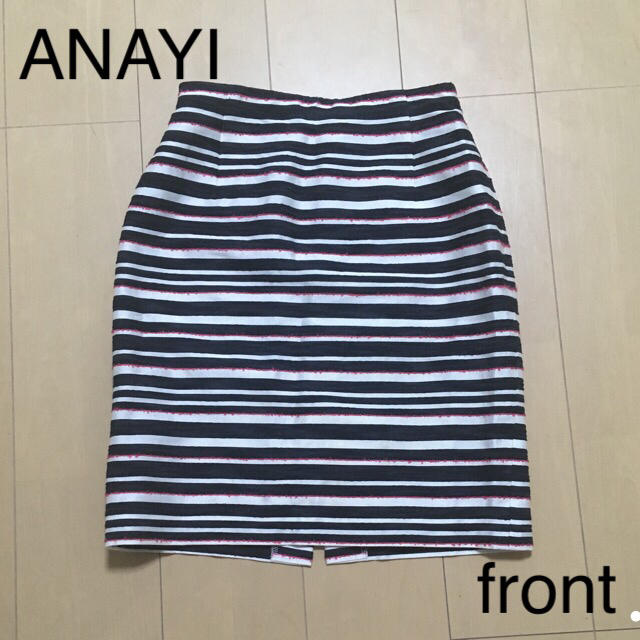 ANAYI(アナイ)の【 美品 】 ANAYI  ひざ丈スカート レディースのスカート(ひざ丈スカート)の商品写真