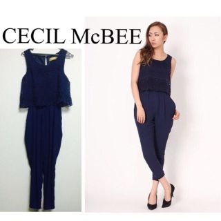 セシルマクビー(CECIL McBEE)のCECIL McBEE コンビネゾン(ロングワンピース/マキシワンピース)