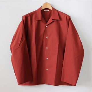 コモリ(COMOLI)のサイズ4・オーラリー・SELVEDGE WEATHER CLOTH SHIRTS(シャツ)