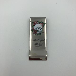 エドハーディー(Ed Hardy)の※値下げ※新品未使用★エドハーディ ステンレス マネークリップ Mサイズ(マネークリップ)