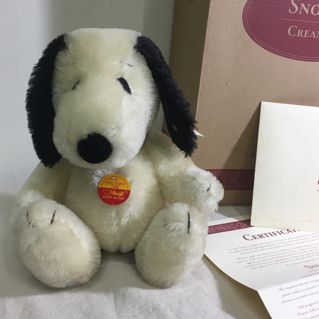 【kazuto様専用】Steiff ☆ SNOOPY 限定 エンタメ/ホビーのおもちゃ/ぬいぐるみ(ぬいぐるみ)の商品写真