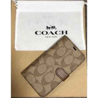 コーチ(COACH)の新品 COACH コーチ iPhoneケース X/XS対応 手帳型(iPhoneケース)