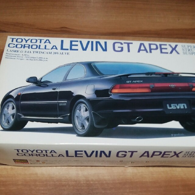 TOYOTA    COROLLA    .LEVIN    GT   APEX エンタメ/ホビーのおもちゃ/ぬいぐるみ(模型/プラモデル)の商品写真