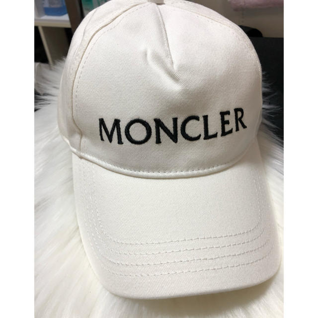 MONCLER(モンクレール)のミッキーさん専用 新品未使用！！モンクレール  キャップ  ロゴ入りキャップ レディースの帽子(キャップ)の商品写真