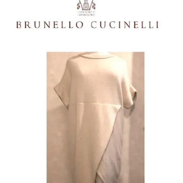 BRUNELLO CUCINELLI(ブルネロクチネリ)のブルネロクチネリ・カシミヤスパンコールチュニック レディースのトップス(チュニック)の商品写真