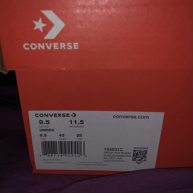 UNDERCOVER(アンダーカバー)のUndercover coverse chuck taylor 28cm 黒 メンズの靴/シューズ(スニーカー)の商品写真