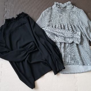 ユニクロ(UNIQLO)のおしゃれブラウス2セット(シャツ/ブラウス(長袖/七分))