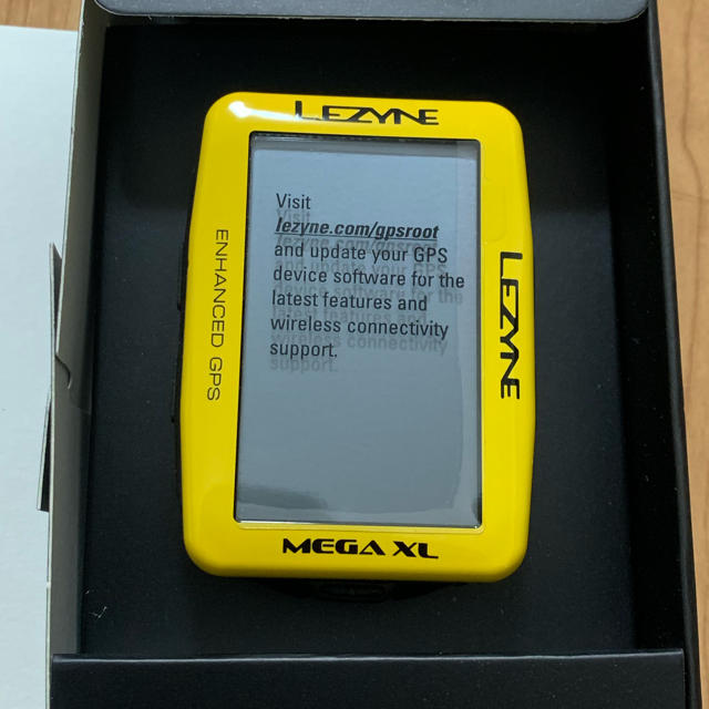 LEZYNE MEGA XL GPS yellow レザイン 日本語対応