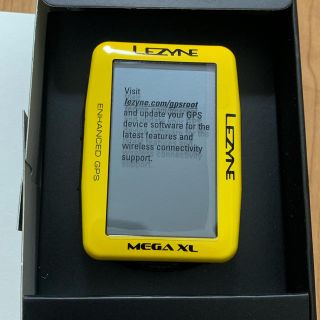 LEZYNE MEGA XL GPS yellow レザイン 日本語対応(パーツ)