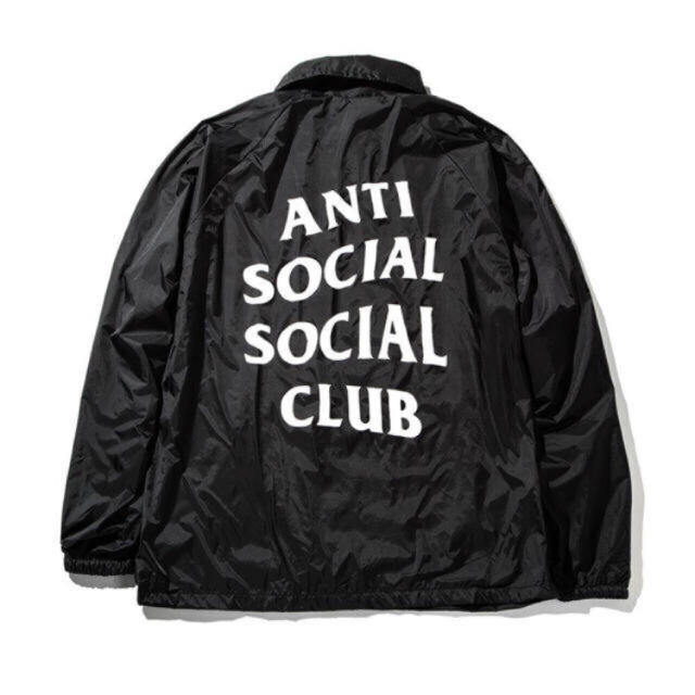 assc anti social social club コーチジャケ L - ナイロンジャケット
