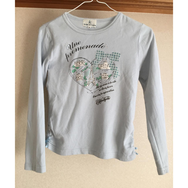 kumikyoku（組曲）(クミキョク)のkumikyoku 140〜150cm 長袖Tシャツ キッズ/ベビー/マタニティのキッズ服女の子用(90cm~)(Tシャツ/カットソー)の商品写真