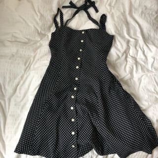 ロキエ(Lochie)のvintage dot onepiece(ひざ丈ワンピース)