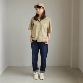 SELVEDGE WEATHER CLOTH オープンカラーシャツ(シャツ/ブラウス(半袖/袖なし))