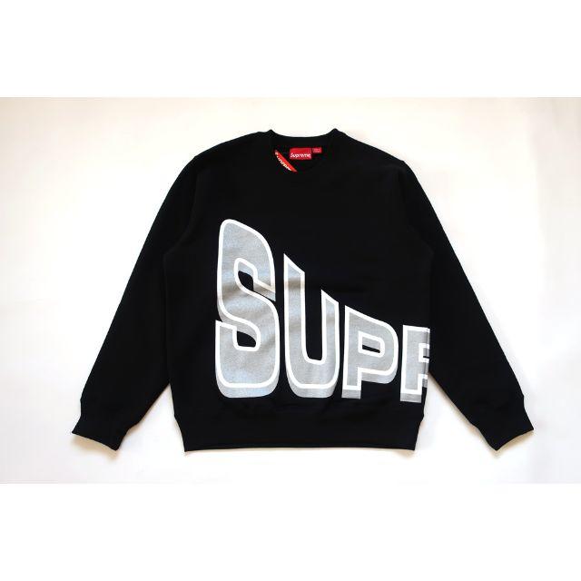 Mサイズ！新作18 Supreme Side Arc Crewneck 黒