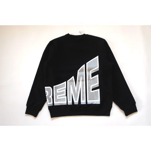 Mサイズ！新作18 Supreme Side Arc Crewneck 黒