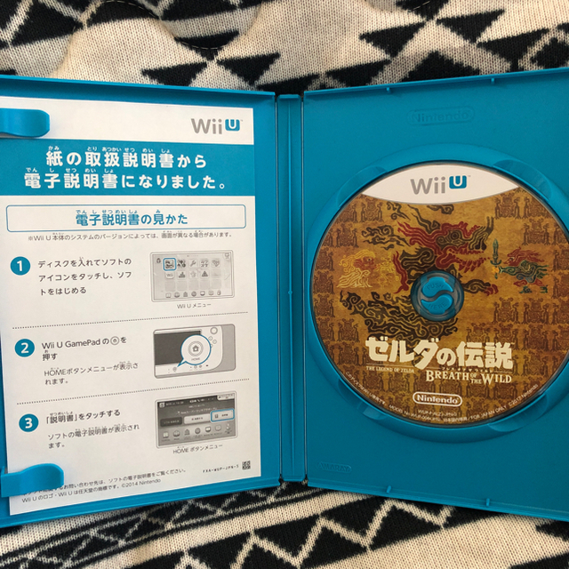 Wii U(ウィーユー)のちゃべ様専用！WiiU☆ゼルダの伝説 ブレスオブザワイルド☆ エンタメ/ホビーのゲームソフト/ゲーム機本体(家庭用ゲームソフト)の商品写真