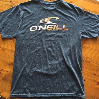 オニール(O'NEILL)の美品‼︎ O‘NEILL オニール 胸のオレンジカッコいい Tシャツ サイズM(Tシャツ/カットソー(半袖/袖なし))