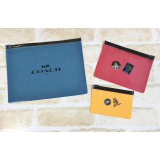 コーチ(COACH)のMen's NONNO 付録 COACHスライダーケース3個セット(ポーチ)