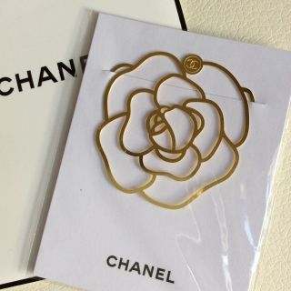 シャネル(CHANEL)のCHANEL カメリアブックマーク(ノベルティグッズ)