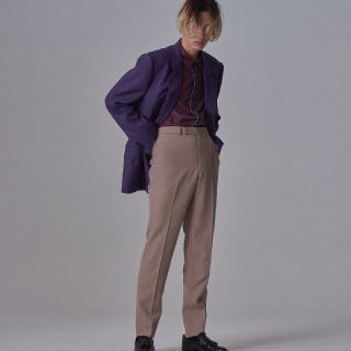 サンシー(SUNSEA)のLITTLEBIG ベージュ パンツ 19ss(スラックス)