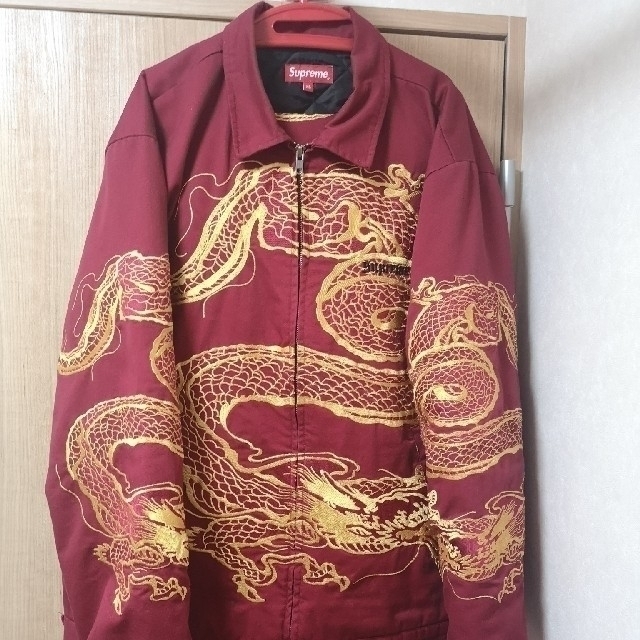 supreme dragon work jacket