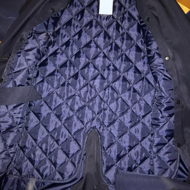 ViS(ヴィス)の濃紺トレンチコート/L レディースのジャケット/アウター(トレンチコート)の商品写真