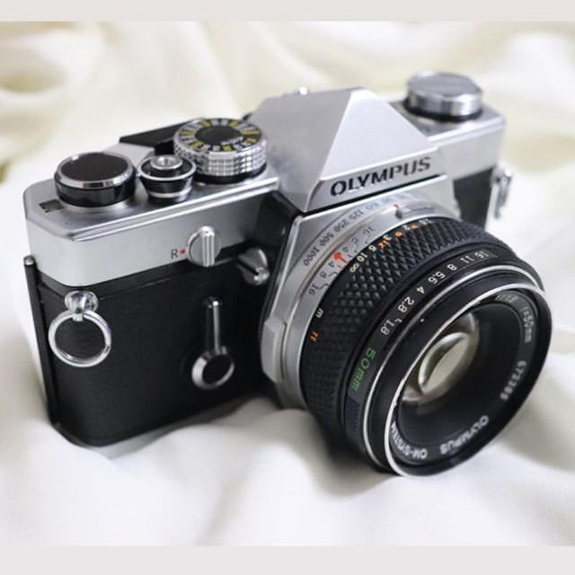 OLYMPUS オリンパス OM-1 フィルムカメラ シルバー 50mmレンズ