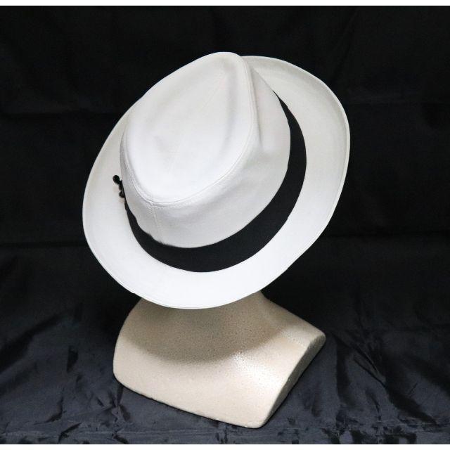 Borsalino(ボルサリーノ)の新品◆【ボルサリーノ 】willowコラボ希少モデル 中折れハット 白 62cm メンズの帽子(ハット)の商品写真