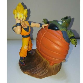 ドラゴンボール(ドラゴンボール)のドラゴンボール 名場面 フィギュア 悟空×セル(キャラクターグッズ)