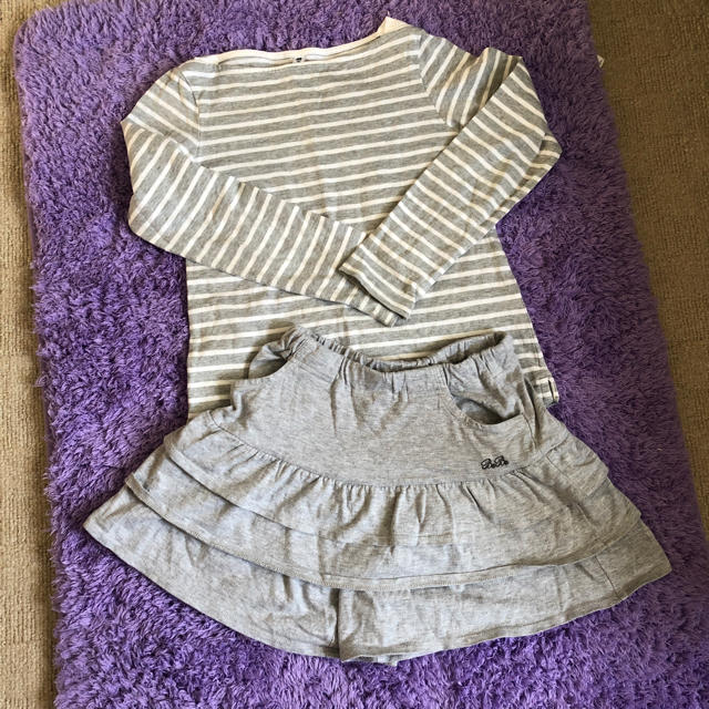 BeBe(ベベ)の140cmセットでお得>>>>べべ ユニクロ 春 キッズ/ベビー/マタニティのキッズ服女の子用(90cm~)(Tシャツ/カットソー)の商品写真