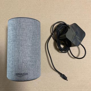 エコー(ECHO)のEcho 第2世代 - スマートスピーカー with Alexa、ヘザーグレー(スピーカー)