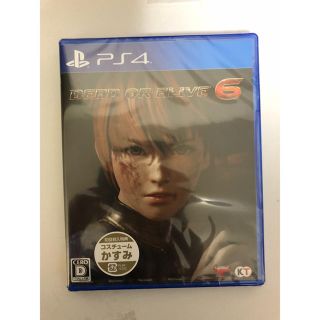 プレイステーション4(PlayStation4)の【新品未開封】PS4 DEAD OR ALIVE6(家庭用ゲームソフト)