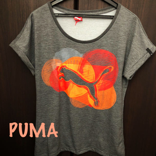 プーマ(PUMA)のPUMA レディースTシャツ グレー(Tシャツ(半袖/袖なし))