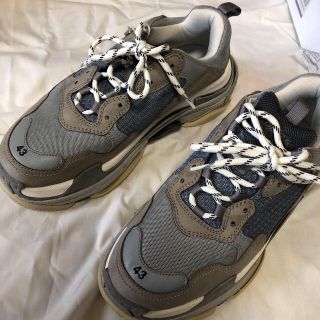 バレンシアガ(Balenciaga)のかずちえ様専用balenciaga triple s 43 グレー(スニーカー)