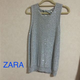 ザラ(ZARA)のZARAシャイニングサマーニット♥︎(タンクトップ)