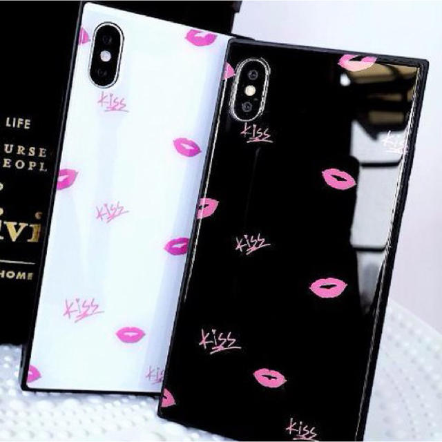 キスマーク ☆新品☆ 強化ガラス iPhoneケース ☆ 78/Xの通販 by matsuhana's shop|ラクマ